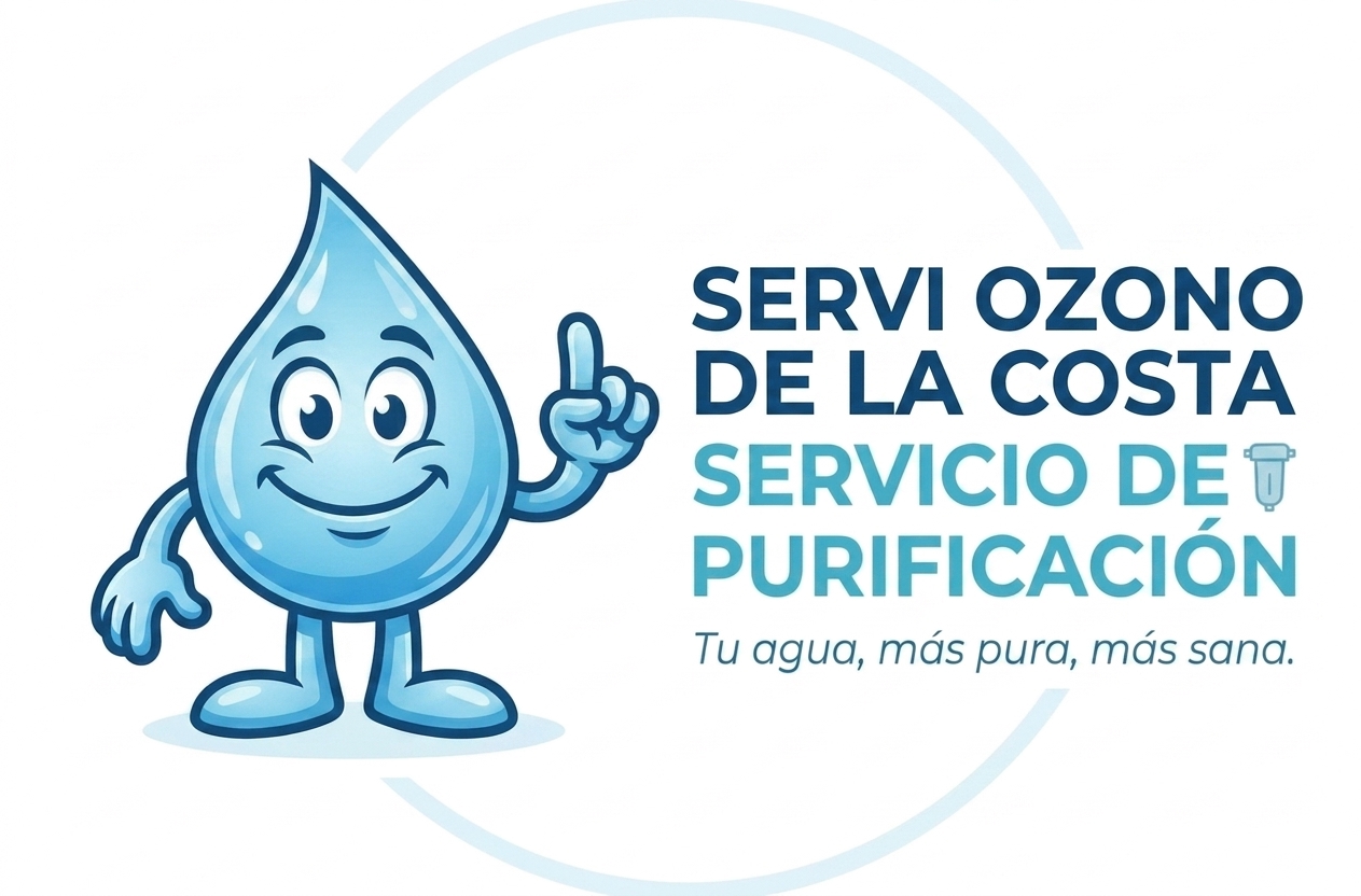 Servi Ozono de la Costa — Servicio de purificación. Tu agua, más pura, más sana.
