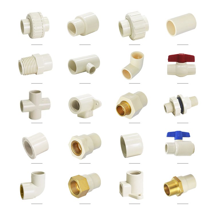 Repuestos y accesorios: uniones, codos, tees y válvulas para purificadores
